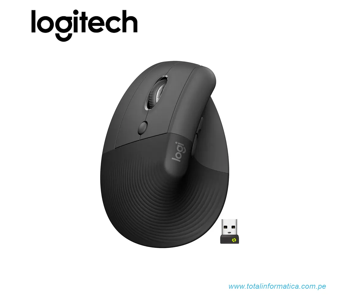 MOUSE LOGITECH LIFT VERTICAL, INALAMBRICO/BLUETOOTH, NEGRO(910-006467) - imagen 1