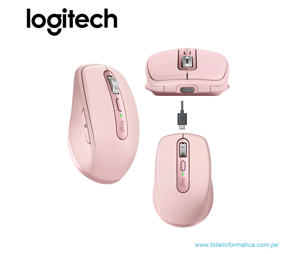MOUSE LOGITECH MX ANYWHERE 3S, BLUETOOTH, ROSA(910-006934) - imagen 3
