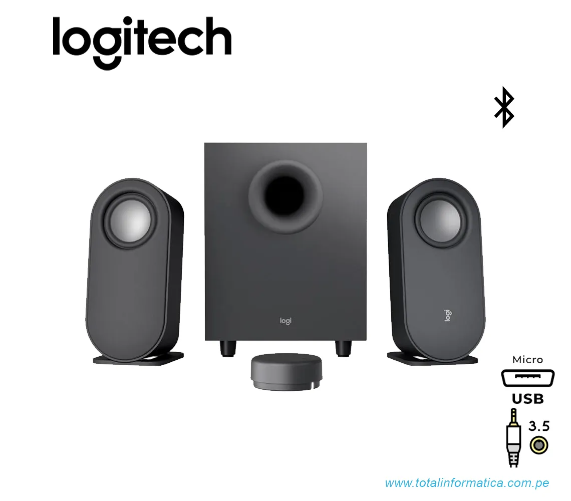 PARLANTE LOGITECH Z407, 2.1, 40W, BLUETOOTH, NEGRO(980-001347) - imagen 1