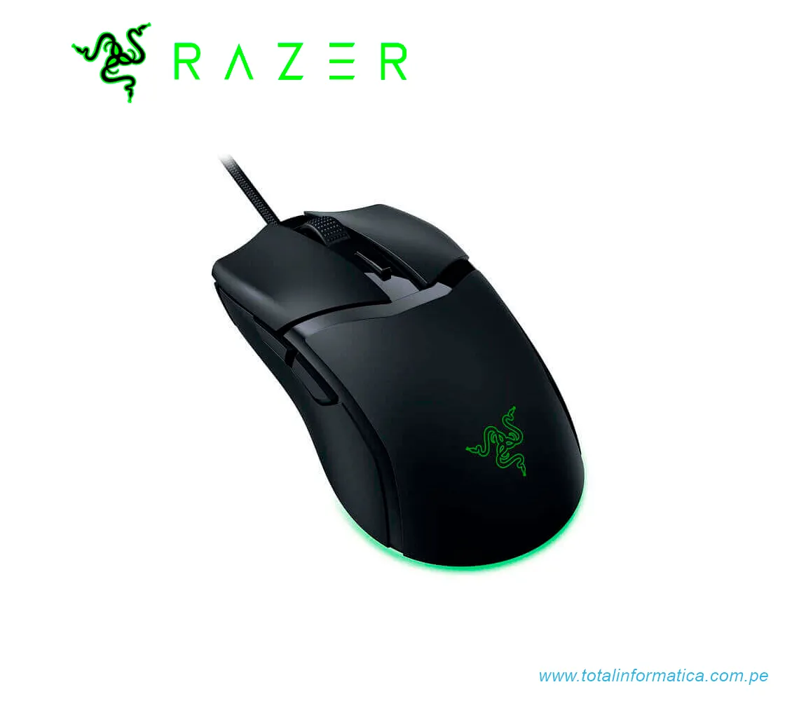 MOUSE GAMING RAZER COBRA , 8500 DPI, SWITCH OPTICO, RGB, CABLE SPEEDFLEX, NEGRO(RZ01-04650100-R3M1) - imagen 1
