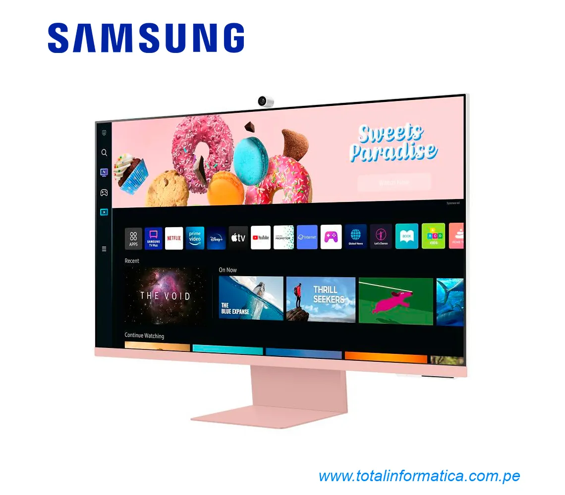 MONITOR SAMSUNG INTELIGENTE M8 4K 32", UHD 60HZ, HDMI, USB  - imagen 2