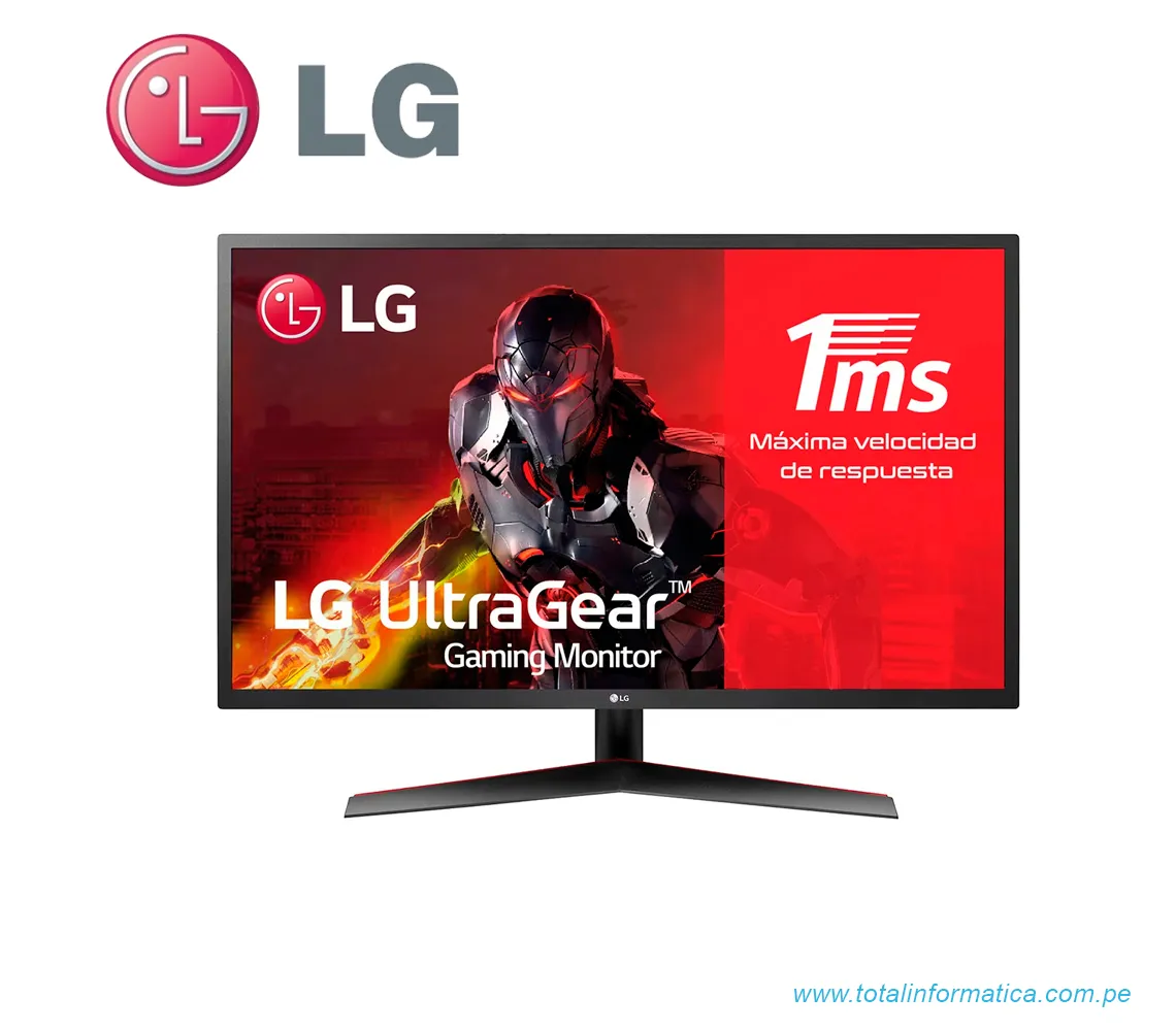 LG MONITOR LED SEMI GAMER 32" IPS MP60 1MS MBR D-SUB + HDMI + DP FREESYNC (32MP60G) - imagen 1