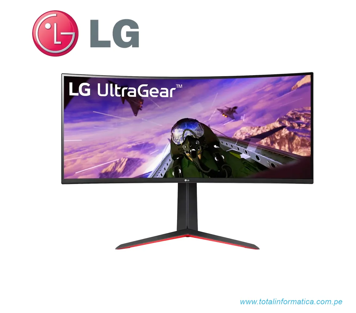 MONITOR LED LG DE 34 PULGADAS WQHD VA CURVO CON HDMI x2 Y DISPLAYPORT x1 - imagen 1