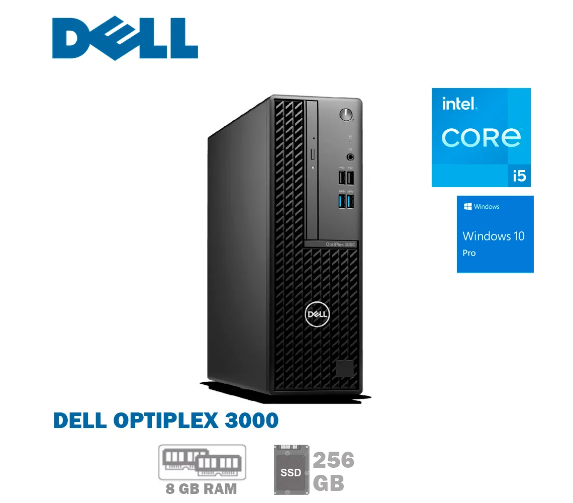 COMPUTADORA DELL OPTIPLEX 3000, CORE I5-12500T 2GHZ, 8GB RAM, 256GB SSD, WINDOWS 10 PRO  - imagen 1
