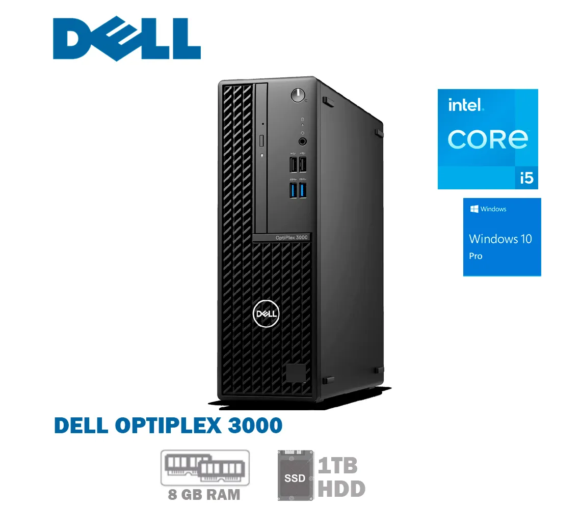 COMPUTADORA DELL OPTIPLEX 3000, CORE I5-12500 3GHZ, 8GB RAM, 1TB HDD, WINDOWS 10 PRO - imagen 1