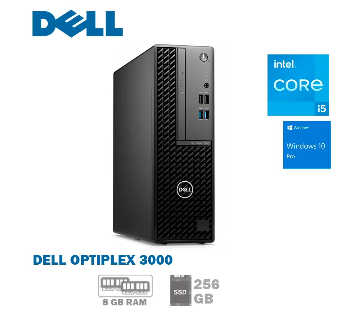 COMPUTADORA DELL OPTIPLEX 3000, INTEL I5-12500 3GHZ, 8GB RAM, 256GB M.2 NVME SSD, WINDOWS 10 PRO - imagen 1