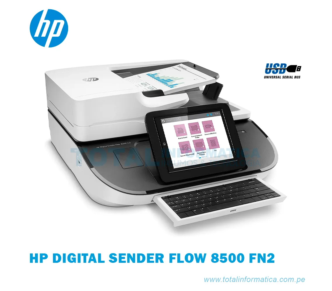 ESCANER HP DIGITAL SENDER FLOW 8500 FN2, L2762A - imagen 2