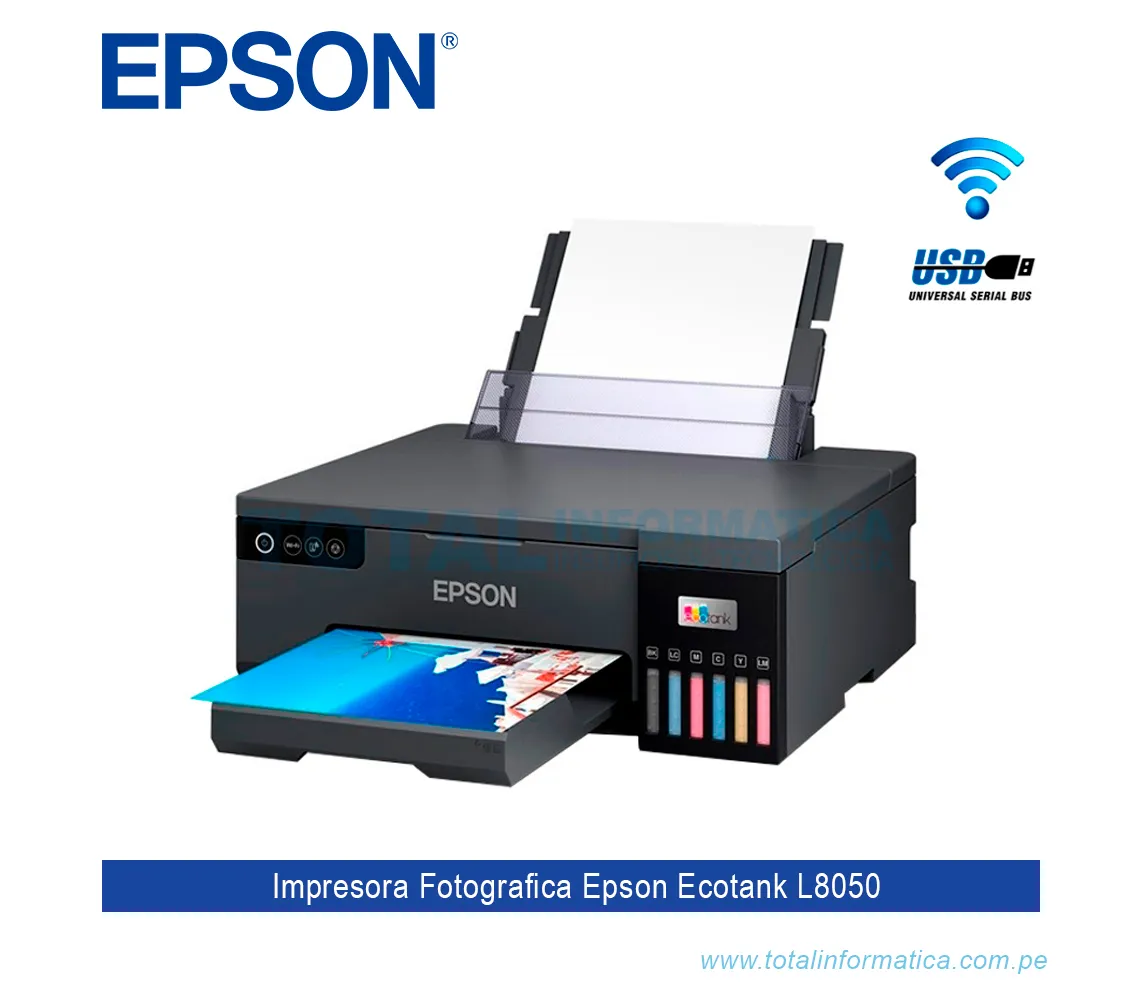 IMPRESORA EPSON ECO TANK L8050 FOTOGRAFICA - imagen 2