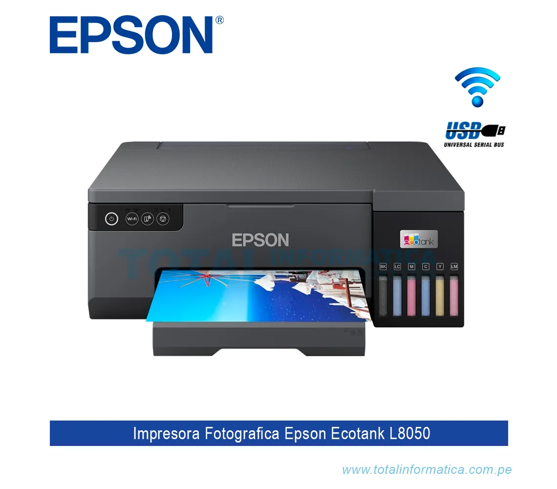IMPRESORA EPSON ECO TANK L8050 FOTOGRAFICA - imagen 1