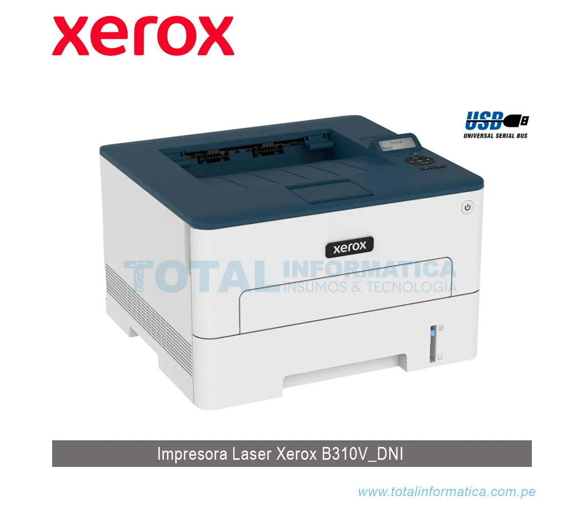  IMPRESORA LASER XEROX B310V_DNI, 40PPM, MONOCROMATICO - imagen 2