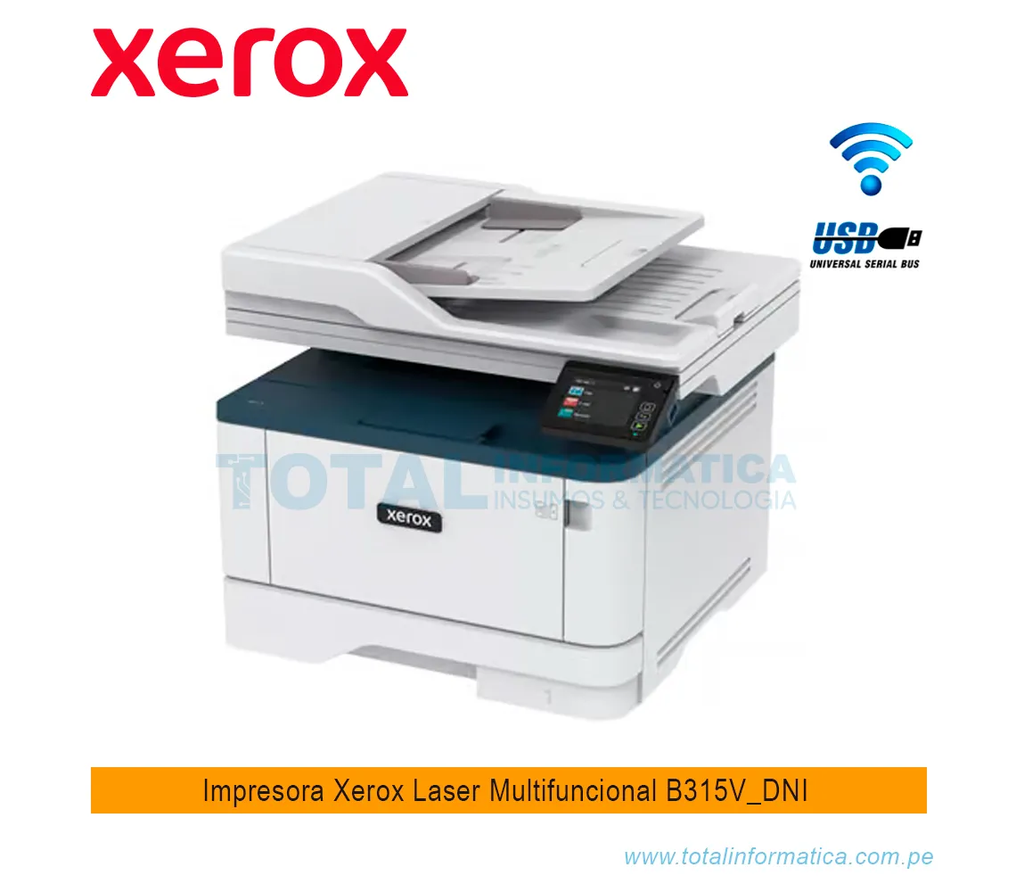 MULTIFUNCIONAL LASER XEROX B315, 40 PPM WI-FI/FAX, MONO - imagen 2