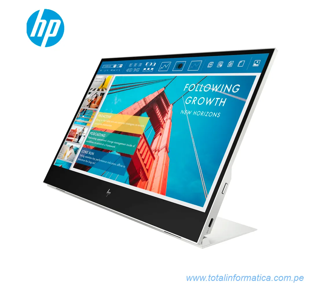 MONITOR PORTABLE HP E14 G4 1B065AA, 14" 1920 X 1080 FULL HD LED - imagen 2