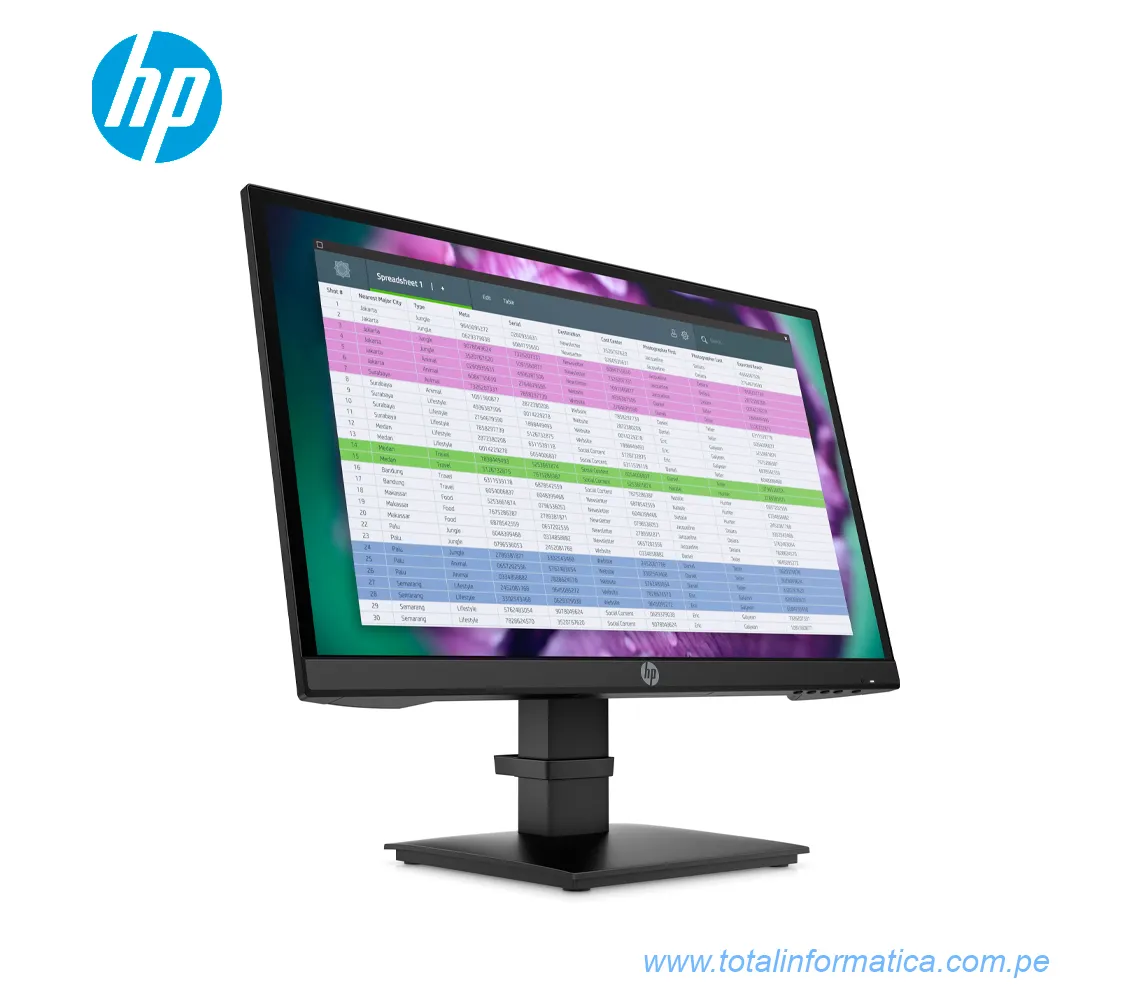 MONITOR HP P22 G4 1A7E4AA 21.5" FHD, 1920 X 1080, HDMI, DP, VGA - imagen 2
