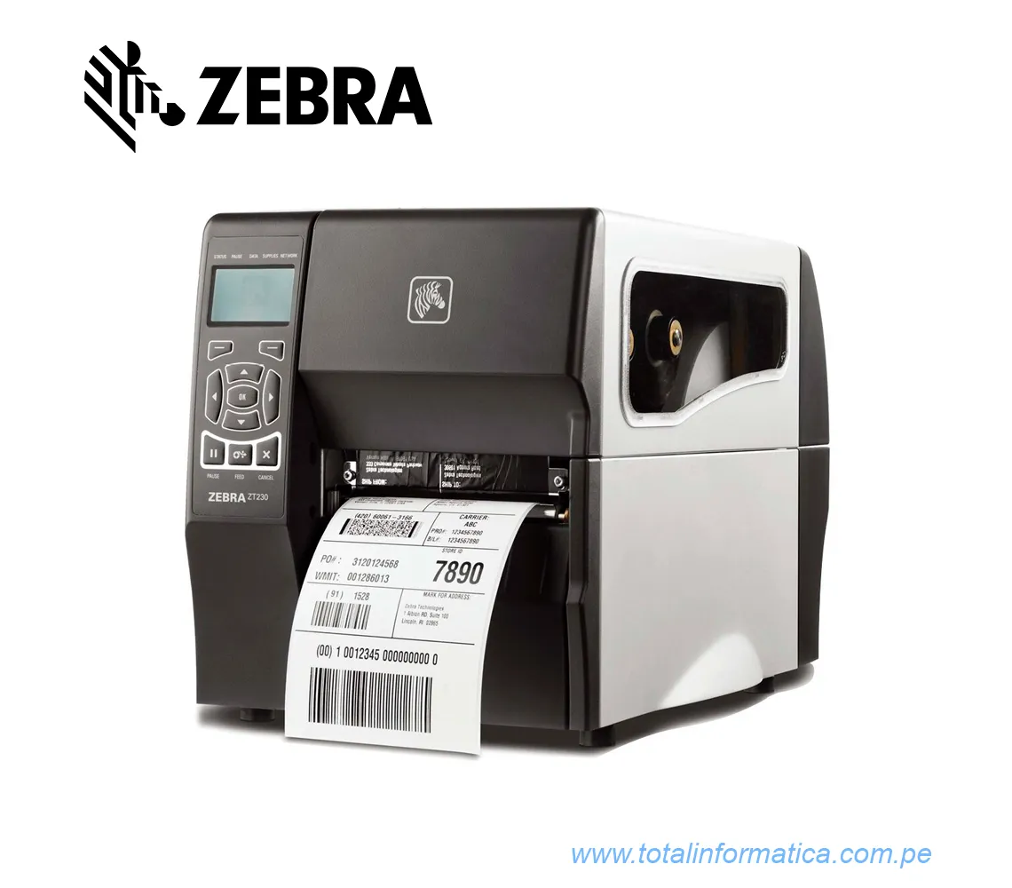 IMPRESORA ZEBRA INDUSTRIAL  ZT230 ZT23042-T01200FZ, SERIAL,USB Y ETHERNET  - imagen 2