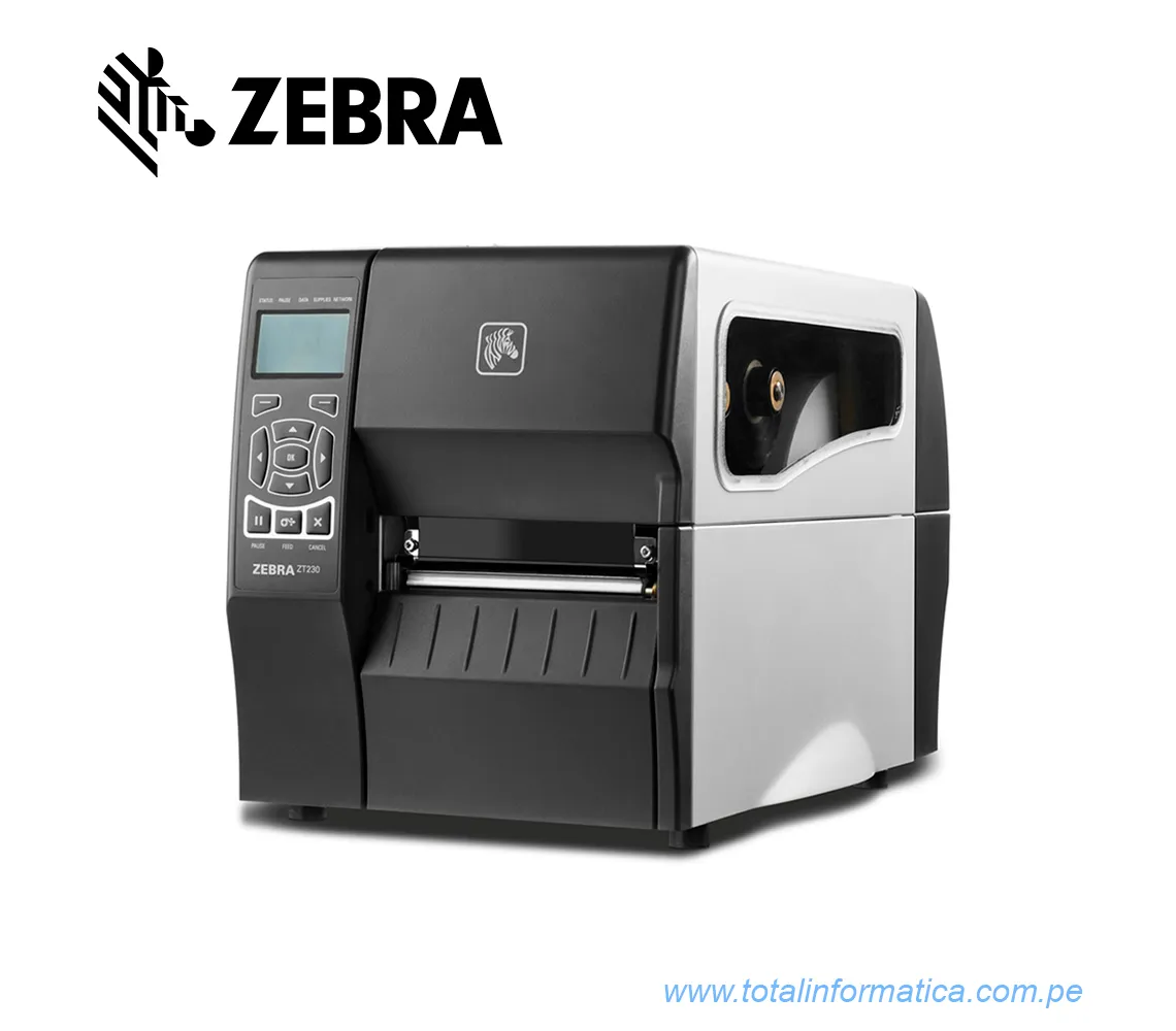 IMPRESORA ZEBRA INDUSTRIAL  ZT230 ZT23042-T01200FZ, SERIAL,USB Y ETHERNET  - imagen 1
