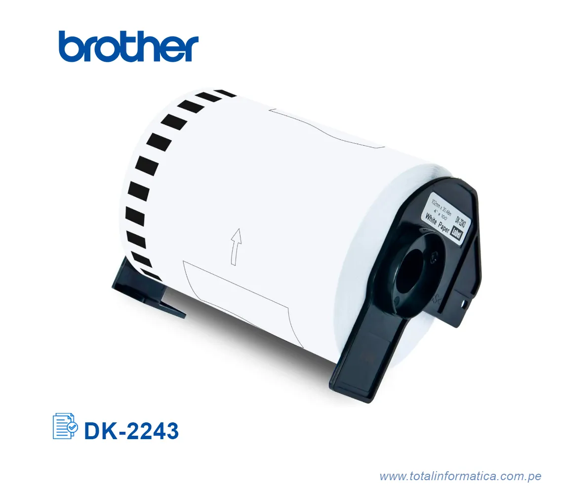 CINTA BROTHER DK-2243 BLACK, QL-1060N - imagen 2
