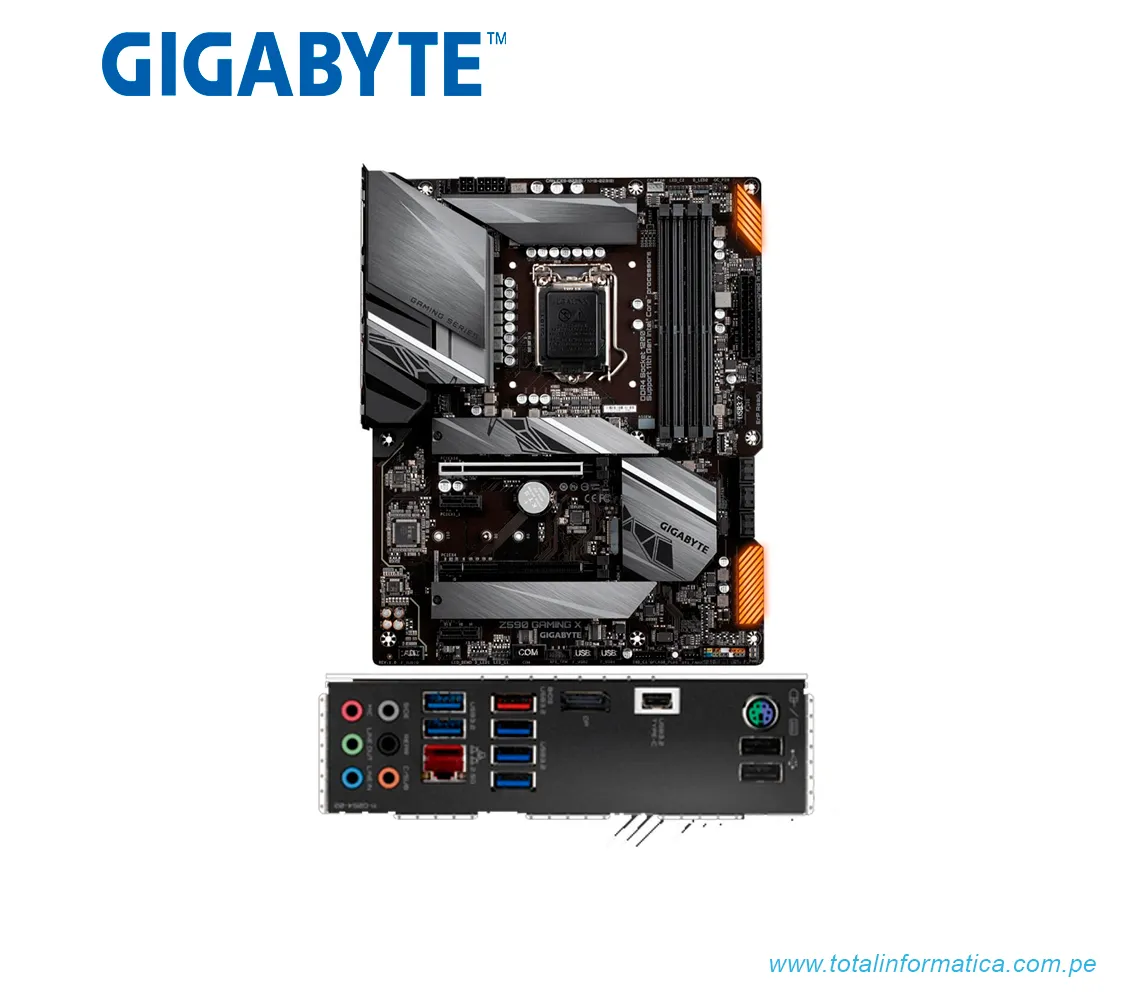 PLACA BASE GIGABYTE INTEL Z590 GAMING X - imagen 2