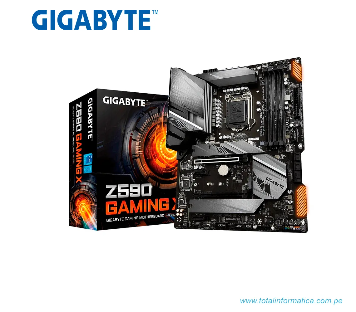 PLACA BASE GIGABYTE INTEL Z590 GAMING X - imagen 1