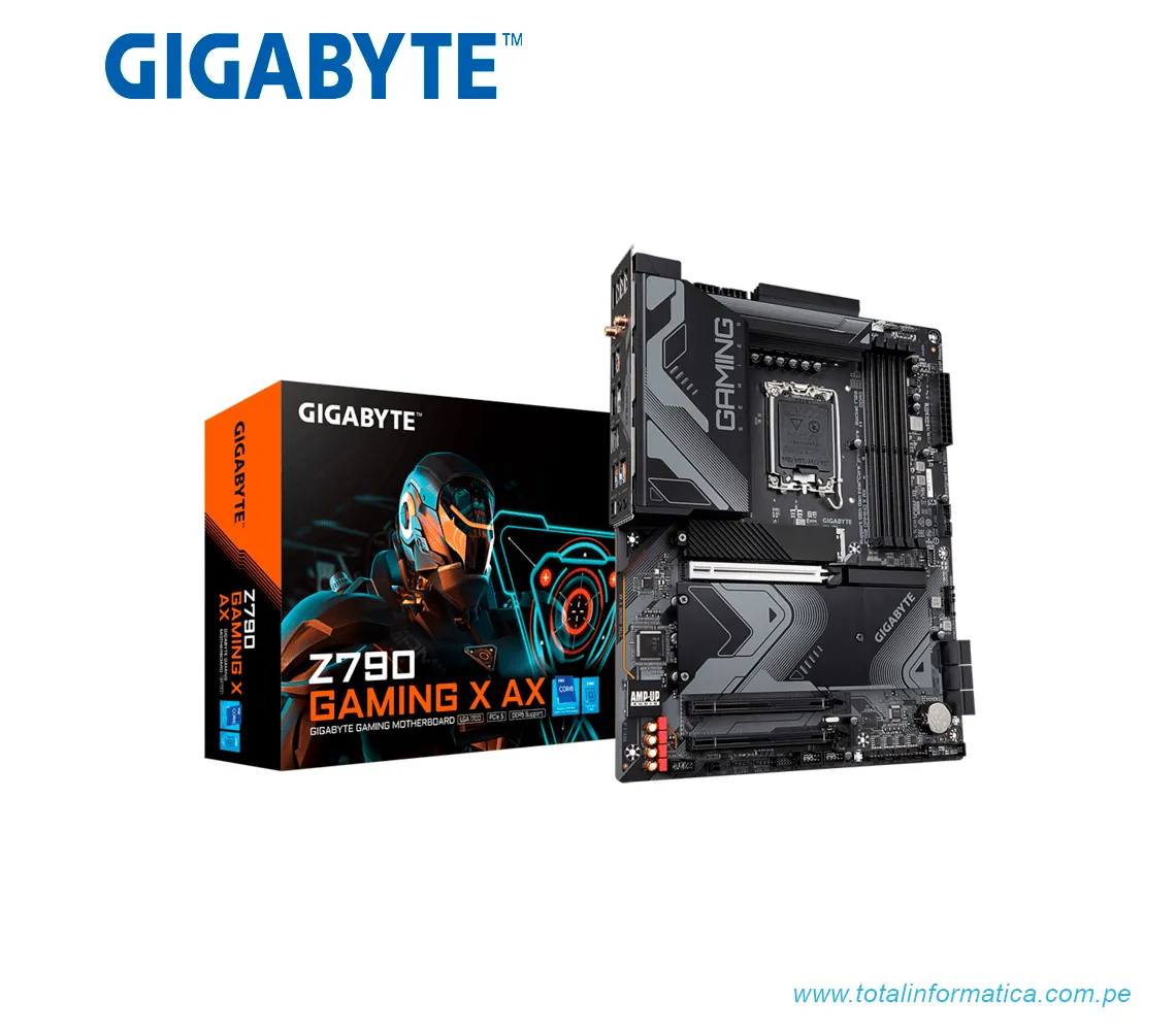 PLACA BASE GIGABYTE INTEL Z790 GAMING X AX 1.1 DDR5 LGA1700  - imagen 1