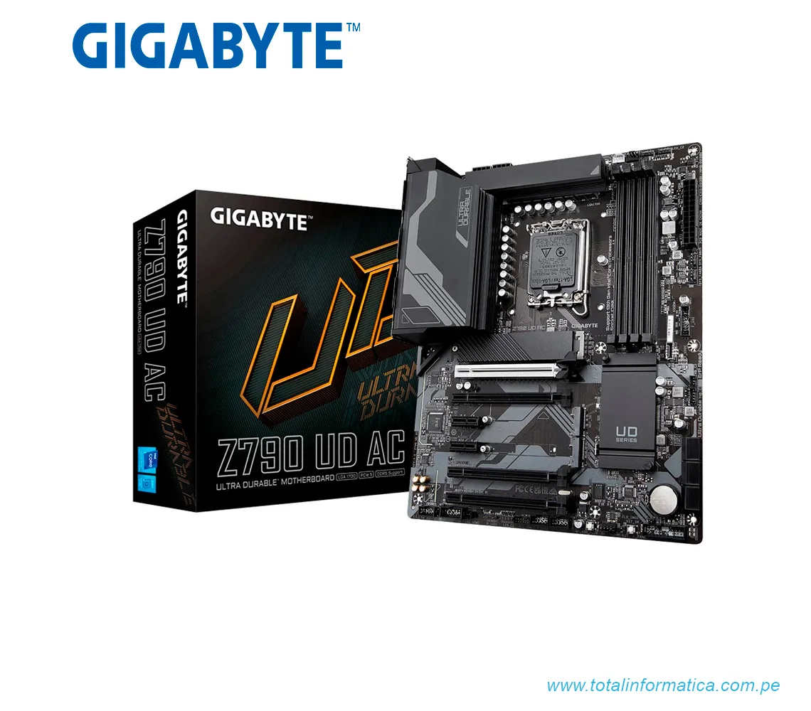 PLACA BASE GIGABYTE INTEL Z790 UD AC 1.0 LGA1700 13TH 12TH DDR5 - imagen 1