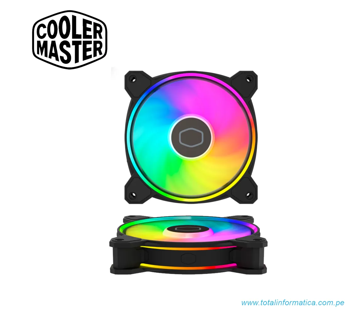 COOLER COOLER MASTER VENTILADOR MASTERFAN ARGB MF120 HALO2 - imagen 2