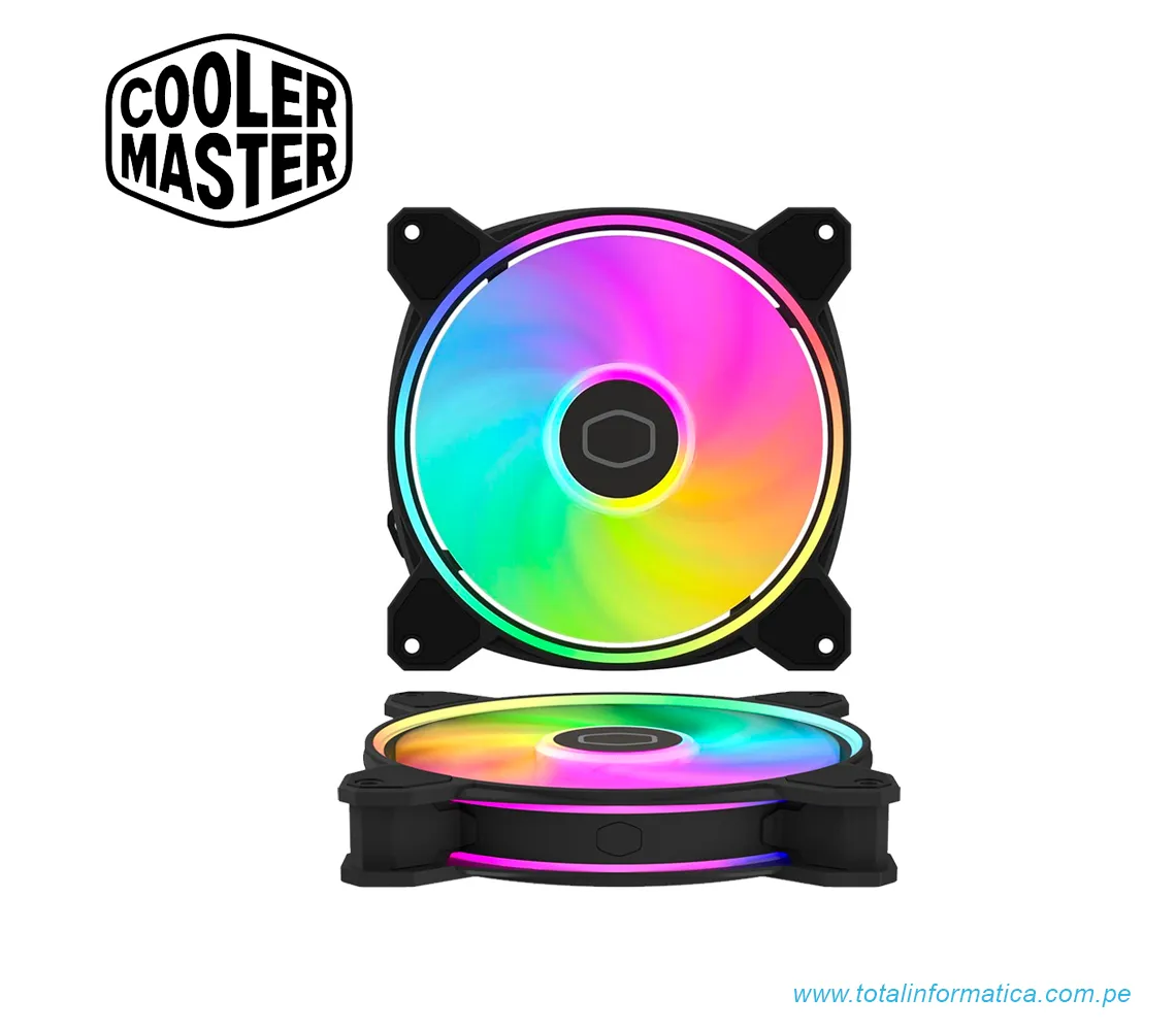 COOLER MASTER VENTILADOR MASTERFAN ARGB MF140 HALO2 - imagen 2