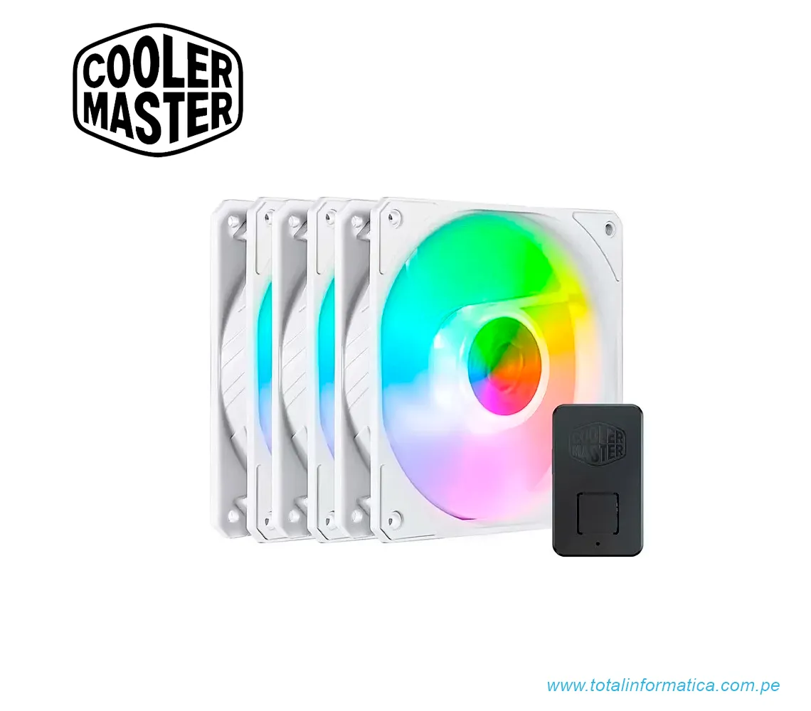 COOLER MASTER SICKLEFLOW 120 ARGB 3 IN 1 WHITE EDITION - imagen 2