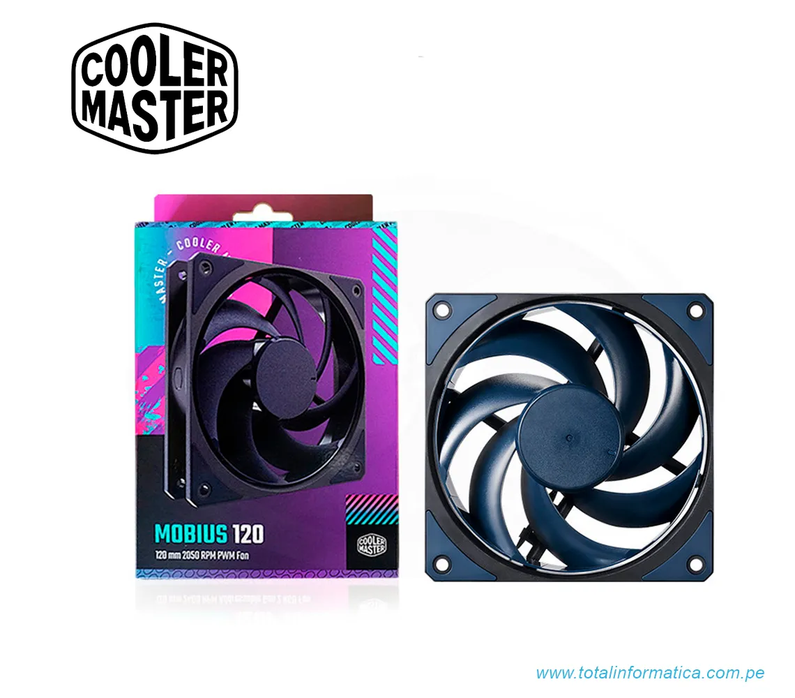 VENTILADOR COOLER MASTER MOBIUS 120 - imagen 1