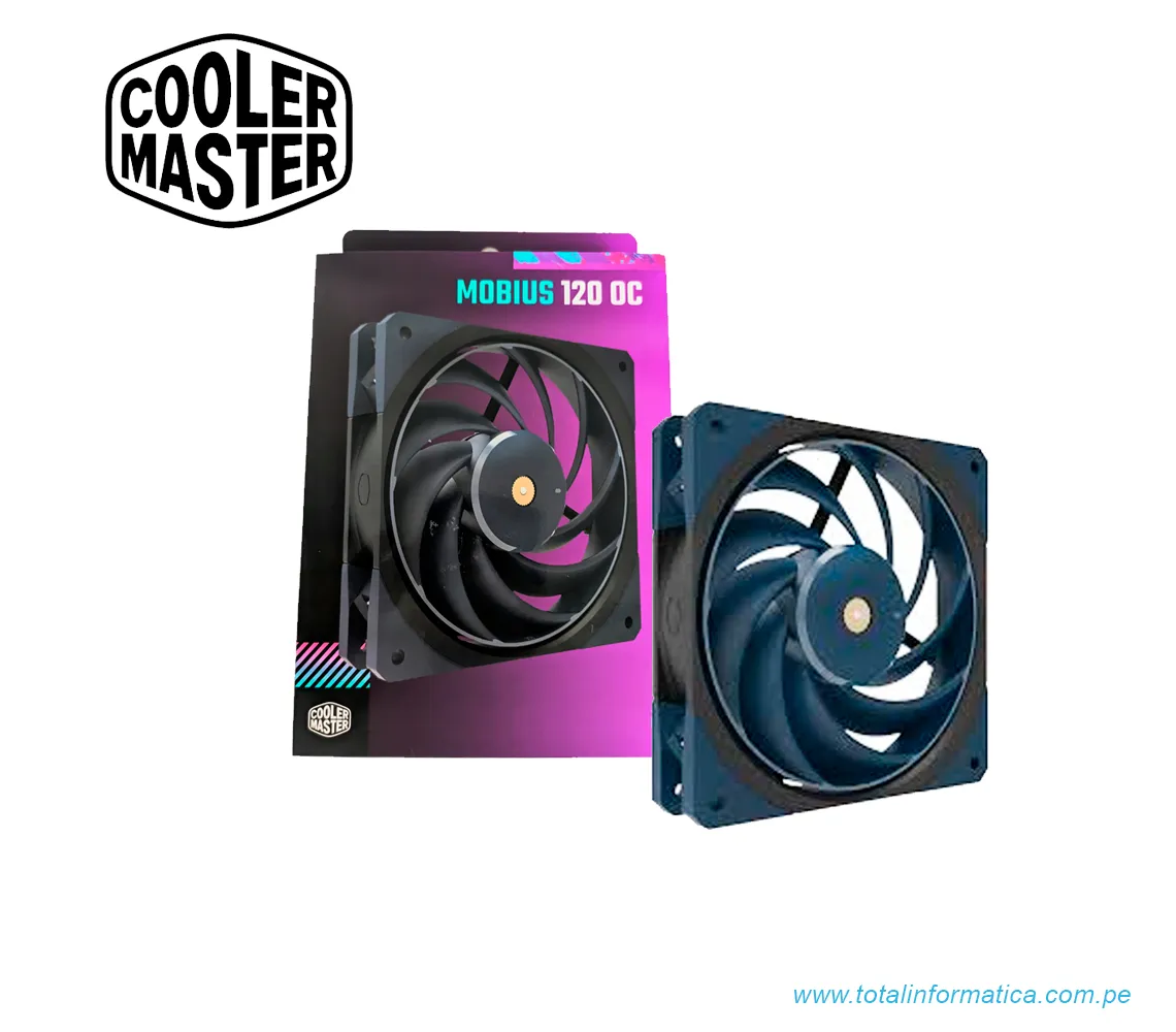 VENTILAD COOLER MASTER MOBIUS 120 OC (MFZ-M2NN-32NPK-R1) - imagen 1