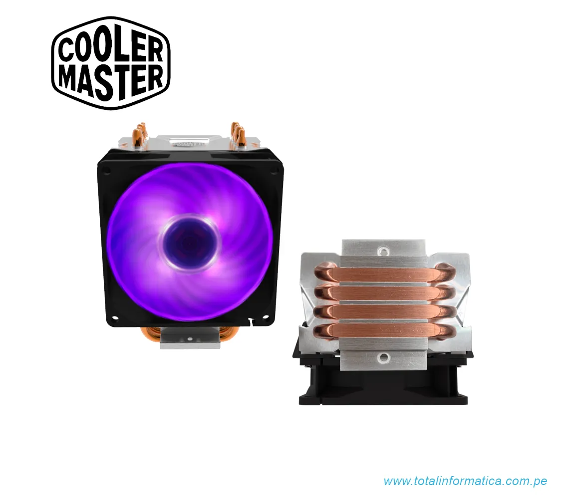 COOLER CPU COOLER MASTER HYPER H410R RGB - imagen 2