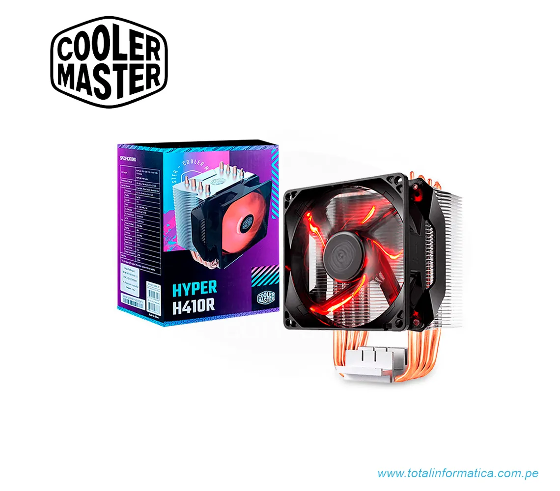 VENTILADOR COOLER MASTER PARA PROCESADOR HYPER H410R - imagen 1