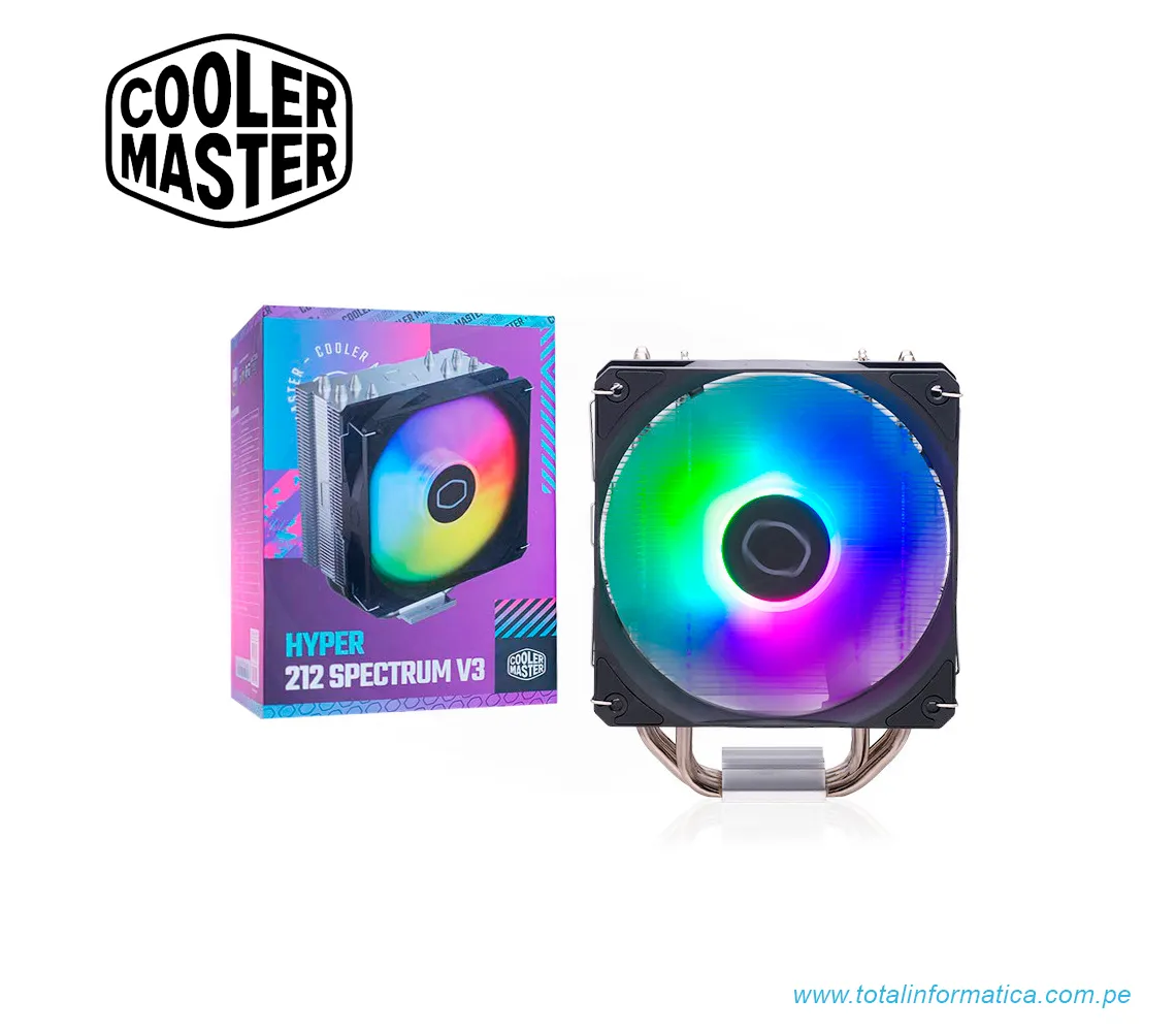 COOLER CPU COOLER MASTER HYPER 212 SPECTRUM V3 - imagen 1