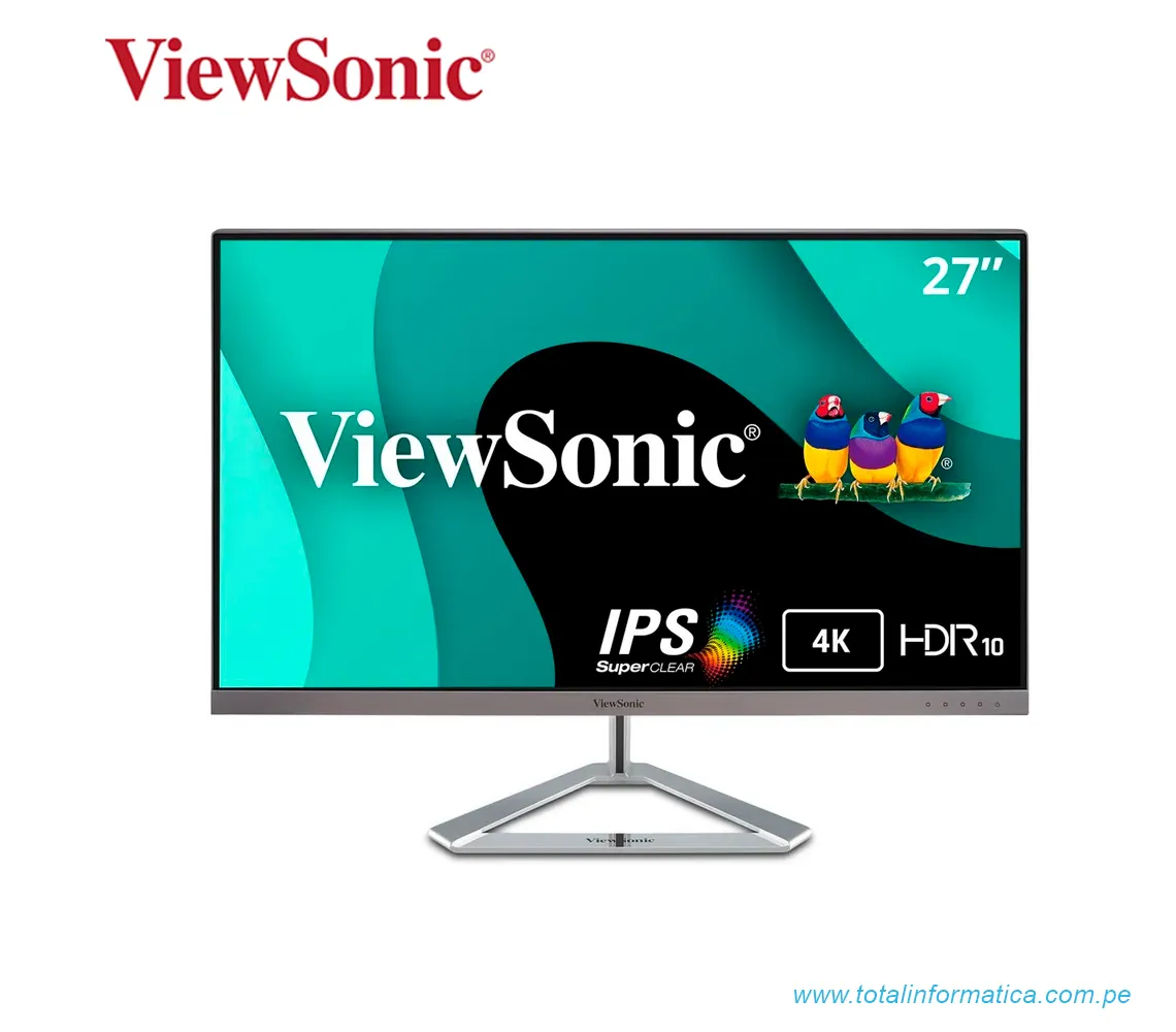 VIEWSONIC MONITOR LCD VIEWSONIC VX2776-4K-MHDU 27" CLASS 4K UHD - SUPERCLEAR IPS - 1MS - 60HZ - imagen 1