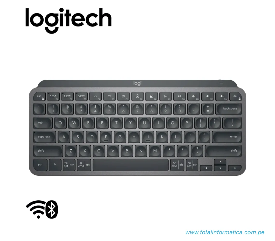 TECLADO LOGITECH B2B MX KEYS MINI, MULTI-DISPOSITIVO, INALAMBRICO/BLUETOOTH, NEGRO(920-010596) - imagen 1