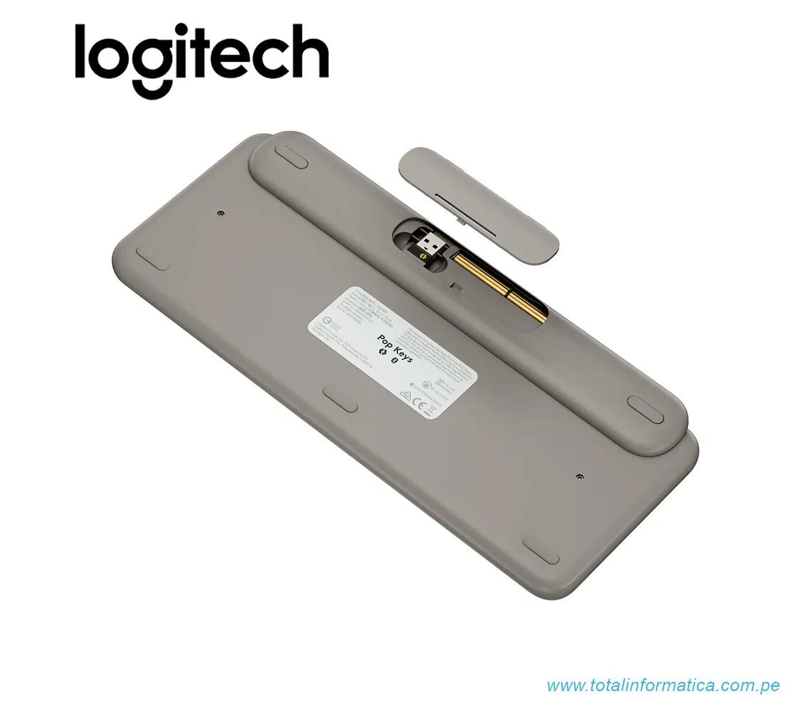 TECLADO LOGITECH POP KEYS, MULTI-DISPOSITIVO, INALAMBRICO/BLUETOOTH, LILA(920-011518) - imagen 3