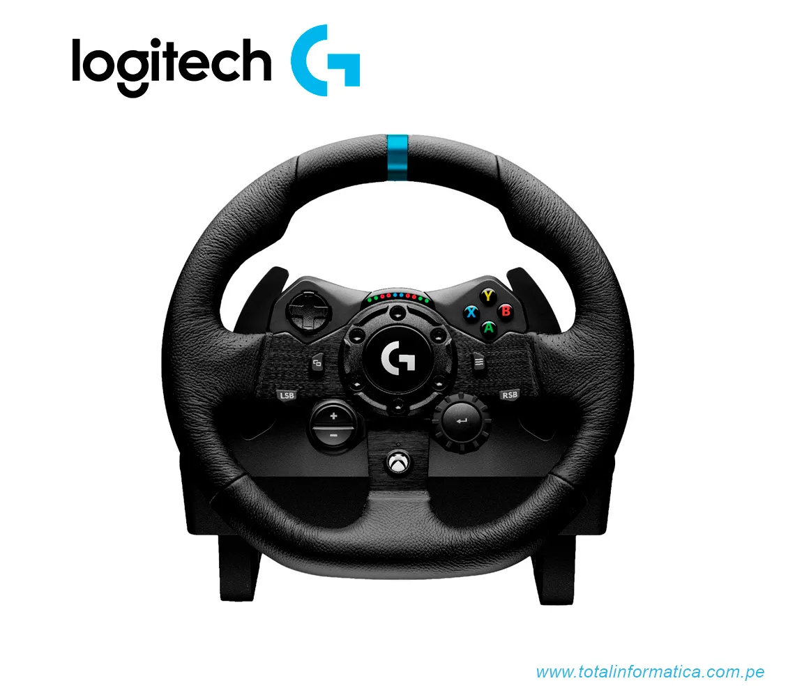 VOLANTE DE SIMULACION DE CARRERAS LOGITECH G923, XBOX/PS/PC, USB, NEGRO(941-000156) - imagen 2