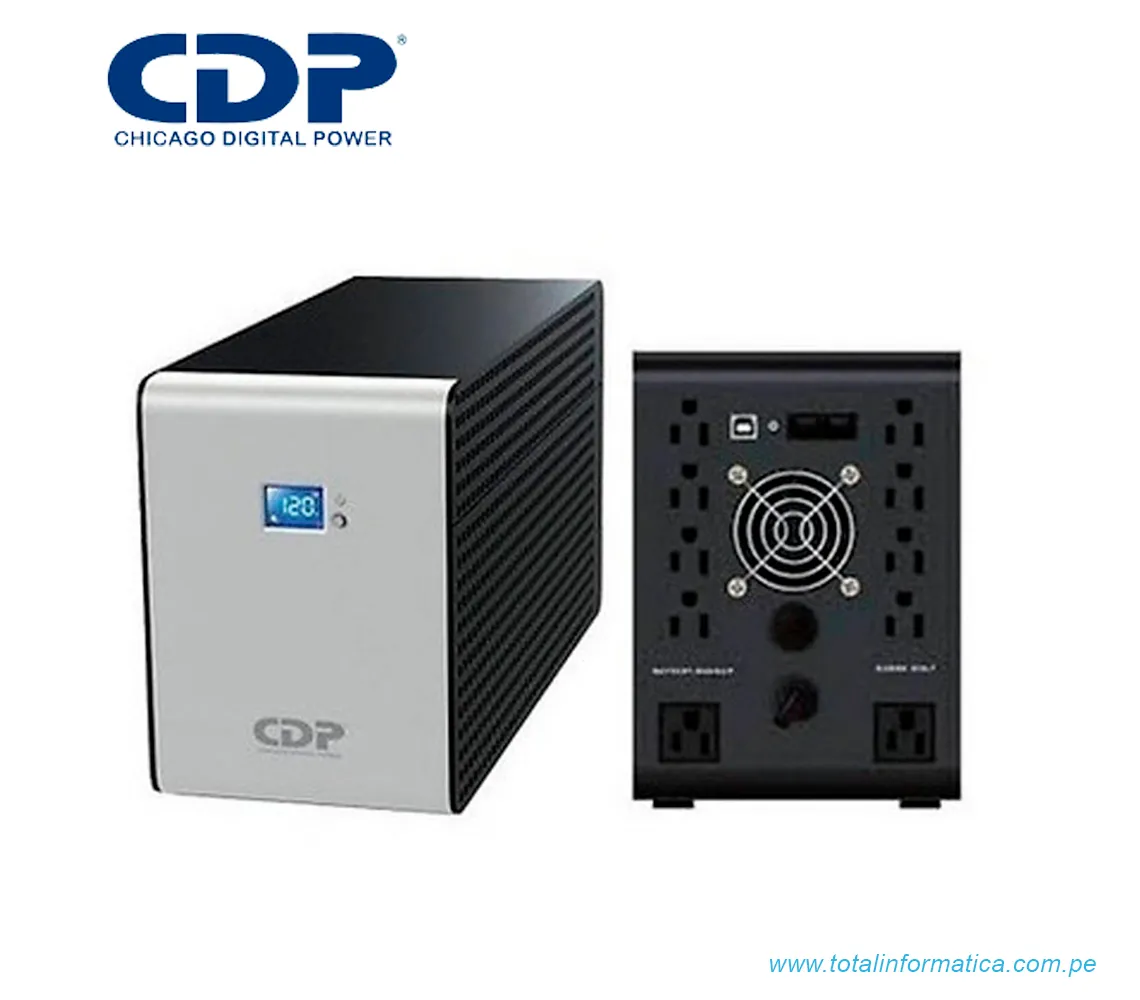 UPS CDP R-SMART 1510I 1500VA/900W/220V, AUTONOMIA 45MIN, USB/RJ45(R-SMART1510I) - imagen 2