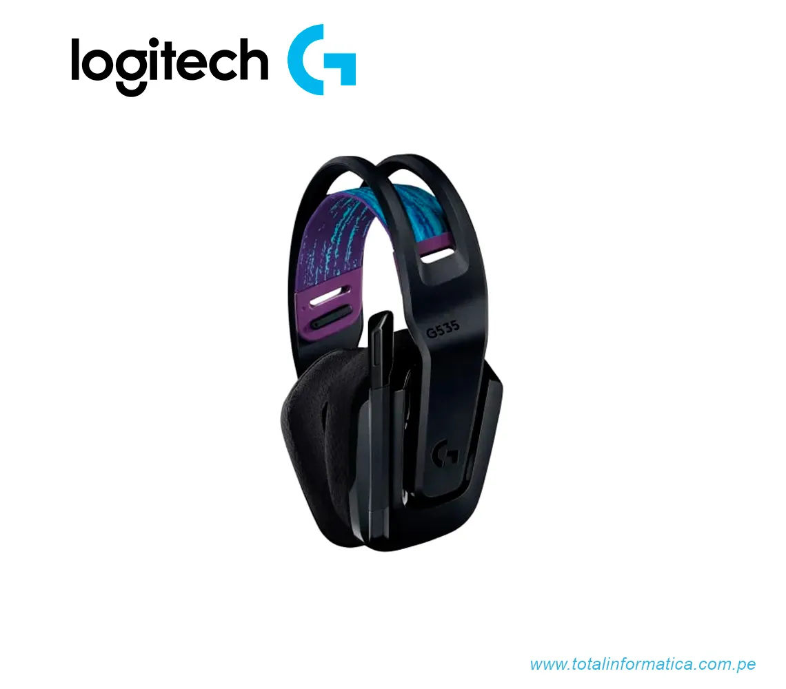 AUDIFONO CON MICROFONO LOGITECH G535 LIGHTSPEED, INALÁMBRICO, NEGRO(981-000971) - imagen 2