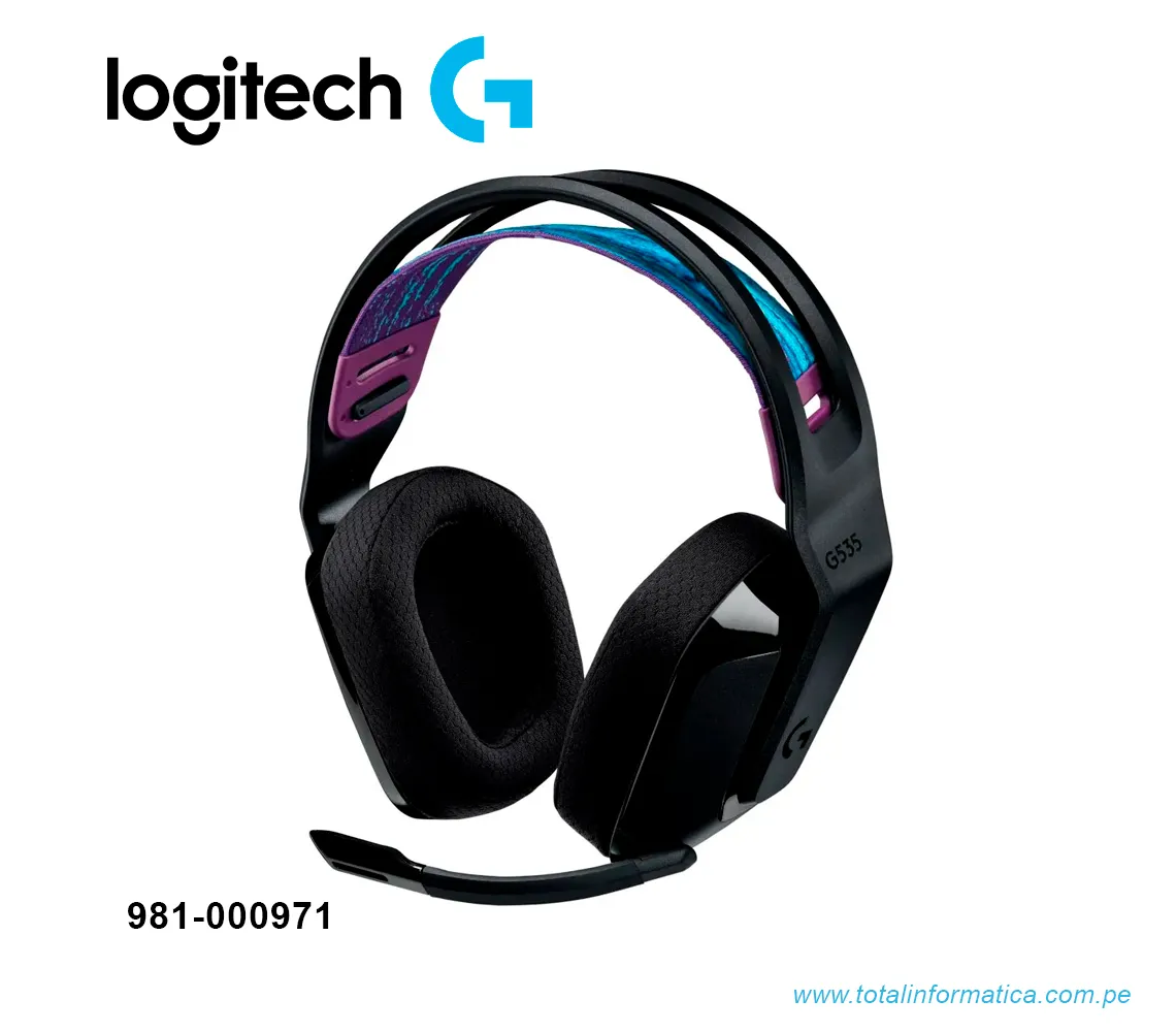 AUDIFONO CON MICROFONO LOGITECH G535 LIGHTSPEED, INALÁMBRICO, NEGRO(981-000971) - imagen 1