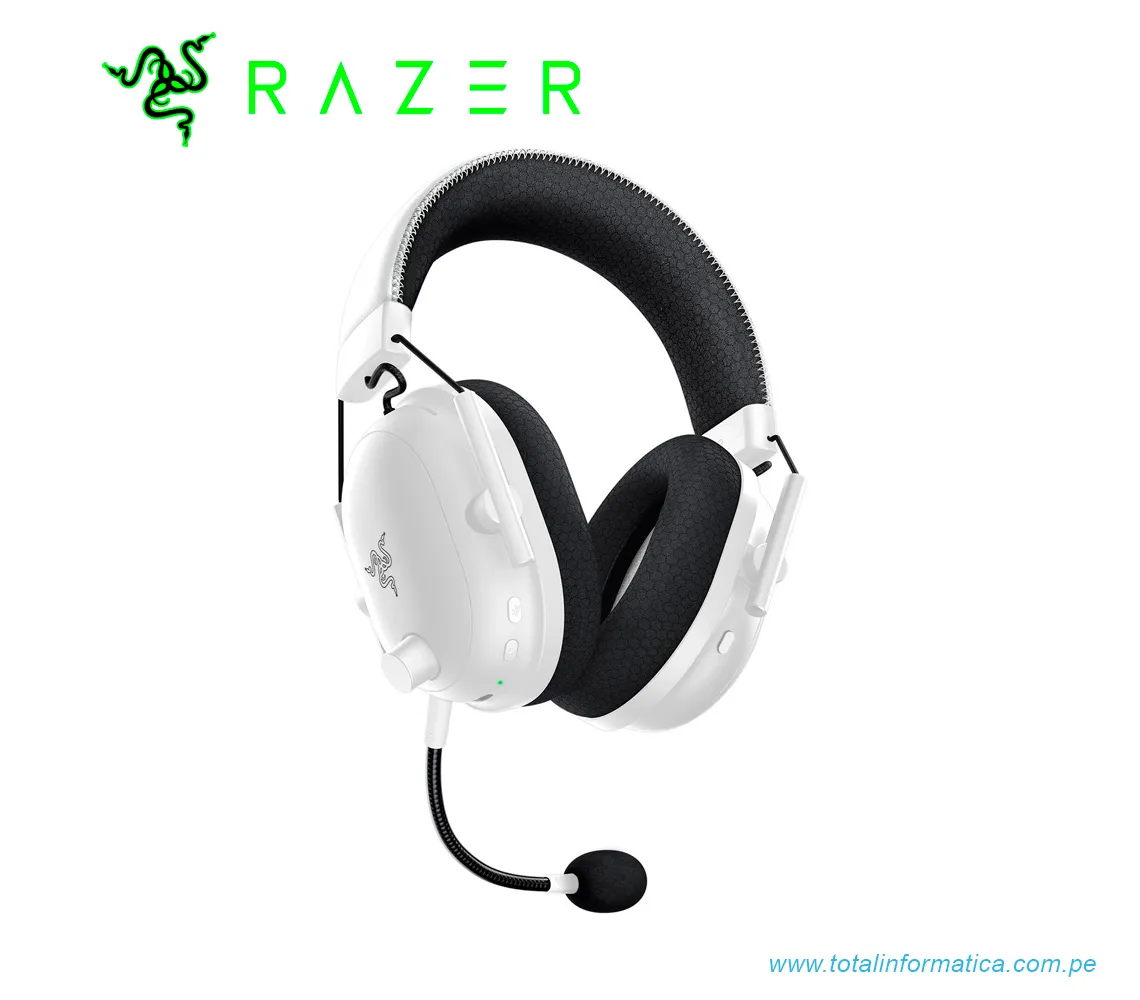 AUDIFONO CON MICROFONO RAZER BLACKSHARK V2 PRO, INALAMBRICO, THX SMARTSWITCH, BLANCO(RZ04-04530200-R3U1) - imagen 2