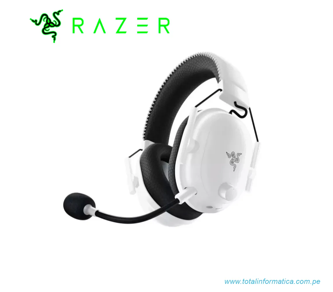 AUDIFONO CON MICROFONO RAZER BLACKSHARK V2 PRO, INALAMBRICO, THX SMARTSWITCH, BLANCO(RZ04-04530200-R3U1) - imagen 1