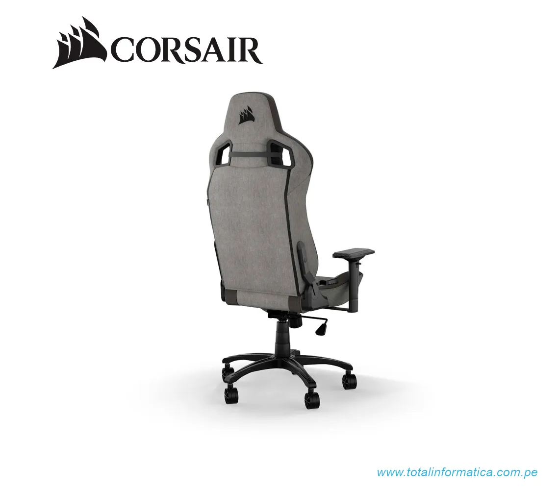 SILLA GAMING CORSAIR T3 RUSH-GRIS/CARBON(CF-9010056-WW) - imagen 2