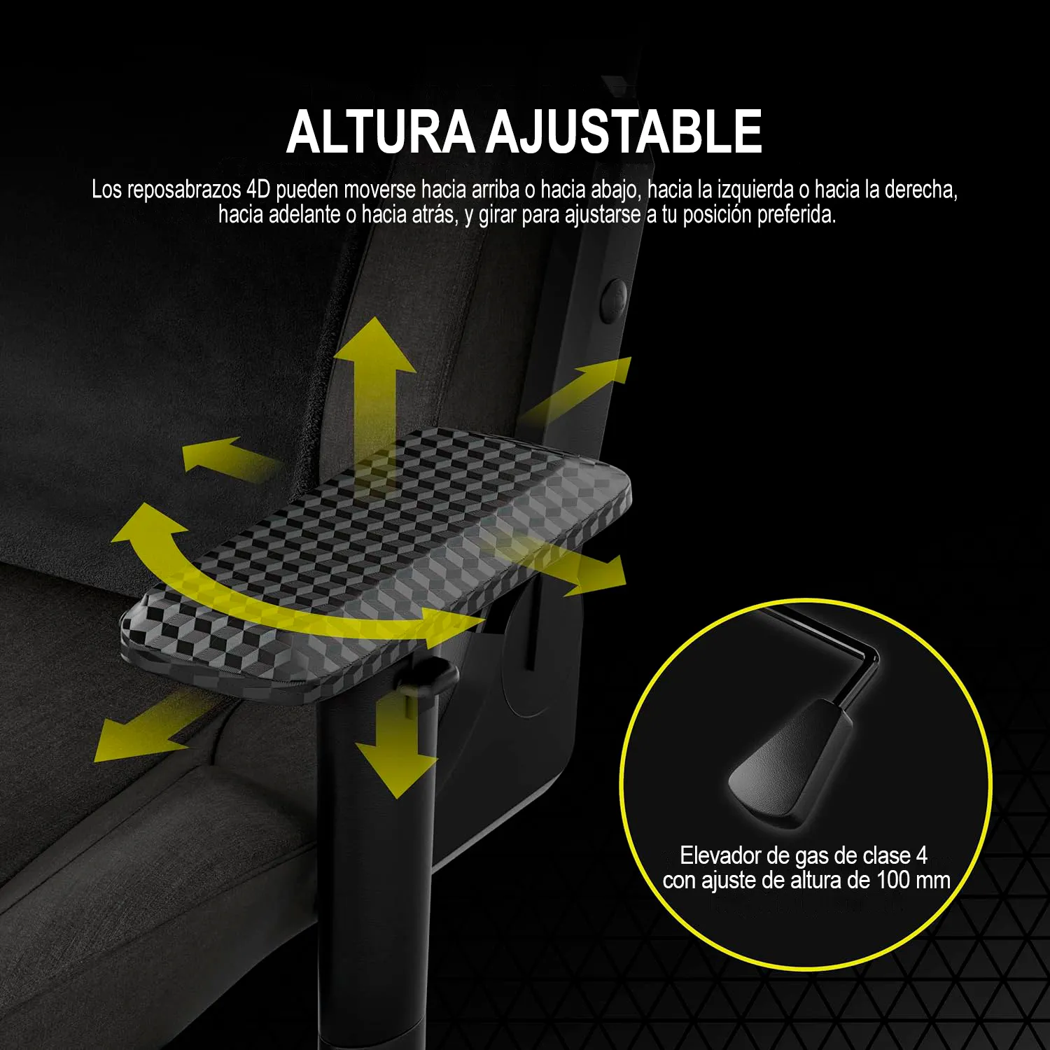 SILLA GAMING CORSAIR T3 RUSH-CARBON(CF-9010057-WW) - imagen 6