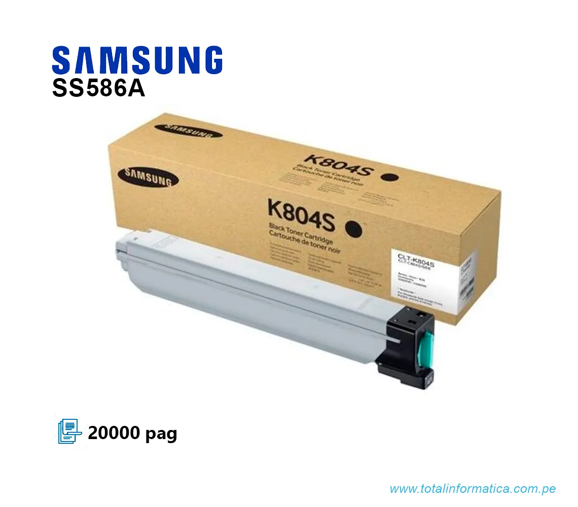 TONER SAMSUNG CLT-K804S HP SS586A BLACK - imagen 2