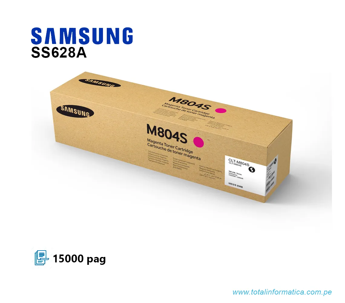 TONER SAMSUNG CLT-M804S HP SS628A MAGENTA 15K PAG - imagen 1
