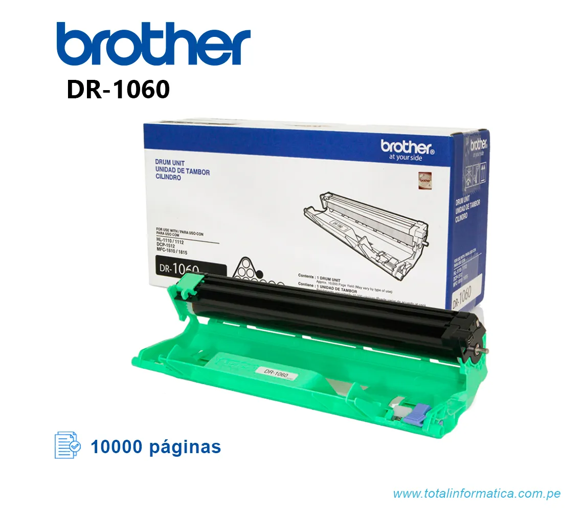 TAMBOR BROTHER DR1060, PARA HL-1112, DCP-1512, 10K - imagen 2