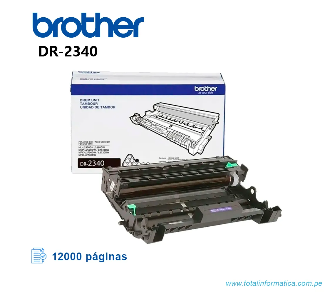 TAMBOR BROTHER DR2340/DR-2340 PARA HLL2360DW, MFCL2700DW    - imagen 2