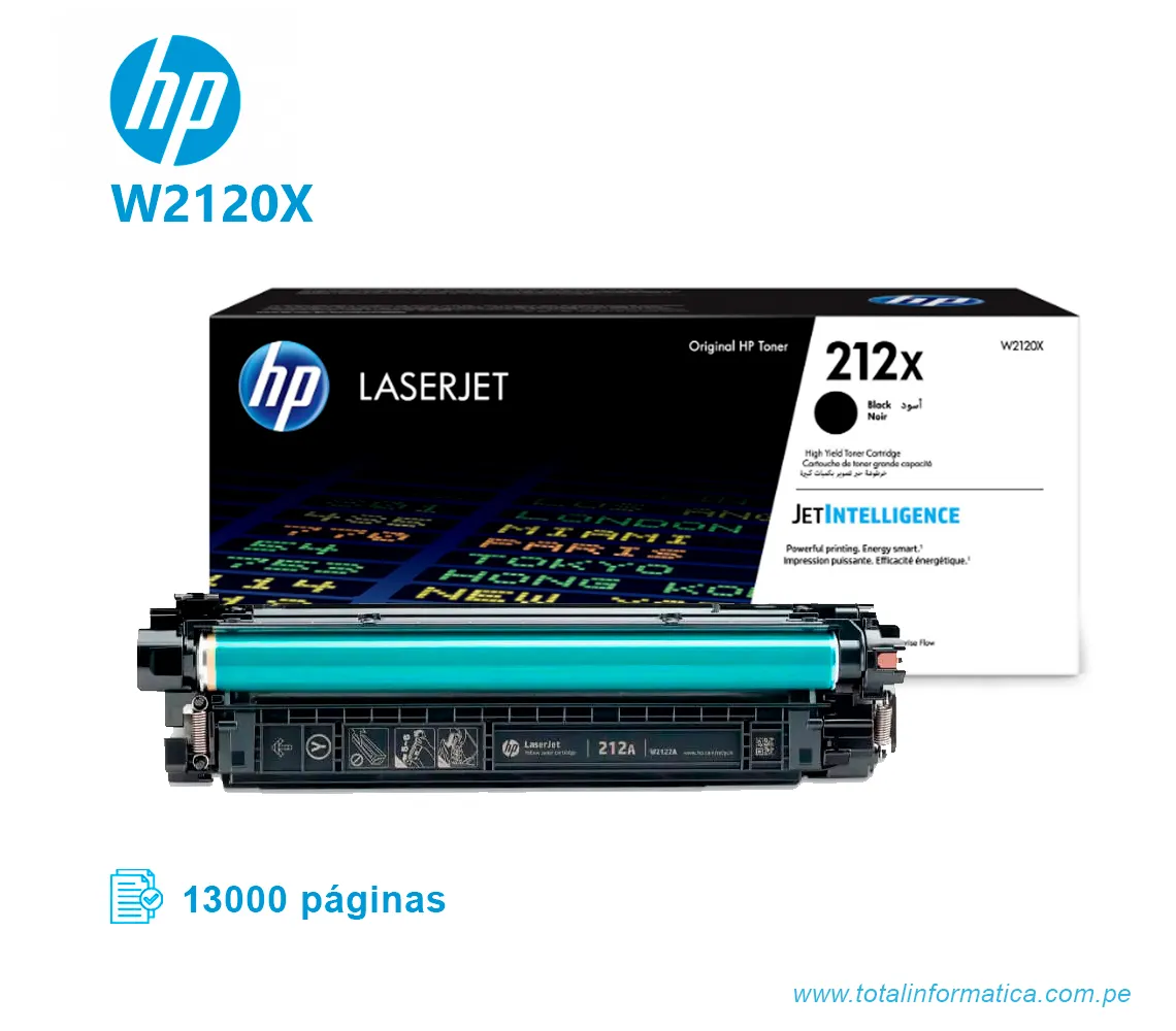 TONER HP 212X W2120X L.J. M555 BLACK 13 KPGS  - imagen 2