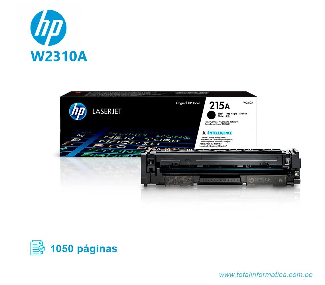 TONER HP 215A W2310A, L.J. BLACK 1050 PAGS - imagen 2