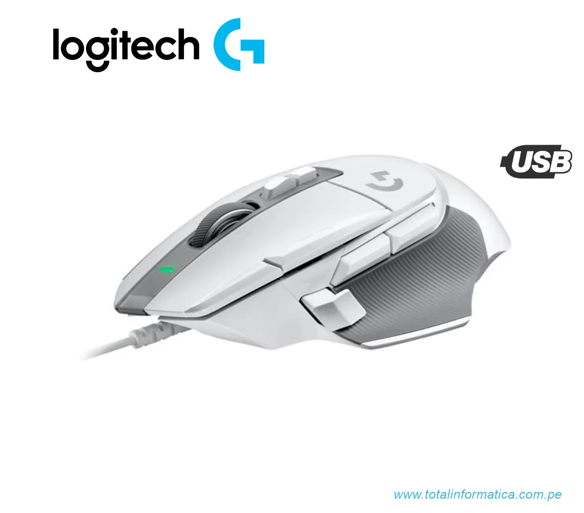 MOUSE GAMING LOGITECH G502 X HERO,25K DPI, BLANCO(910-006144) - imagen 1